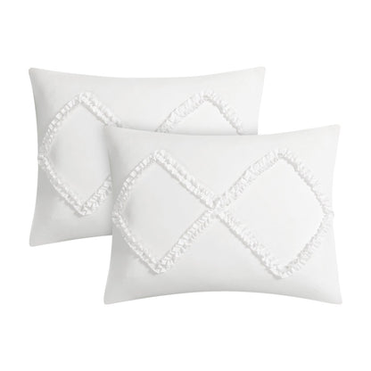 Juicy Couture Diamond Ruffle Reversible Comforter Set