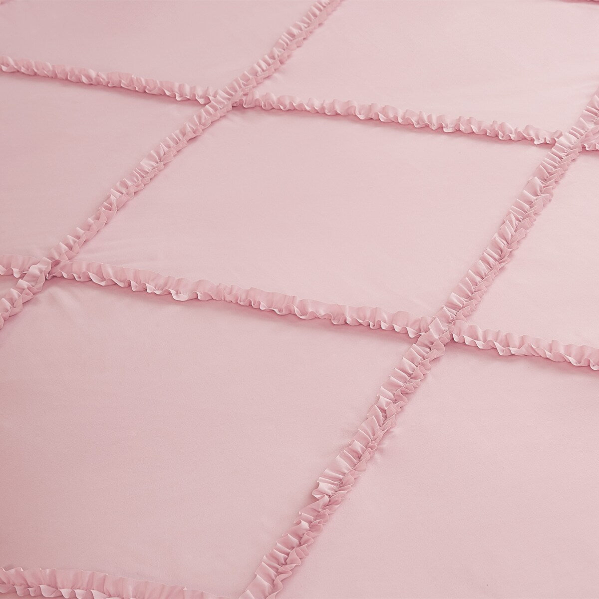 Juicy Couture Diamond Ruffle Reversible Comforter Set