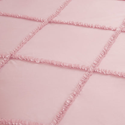 Juicy Couture Diamond Ruffle Reversible Comforter Set