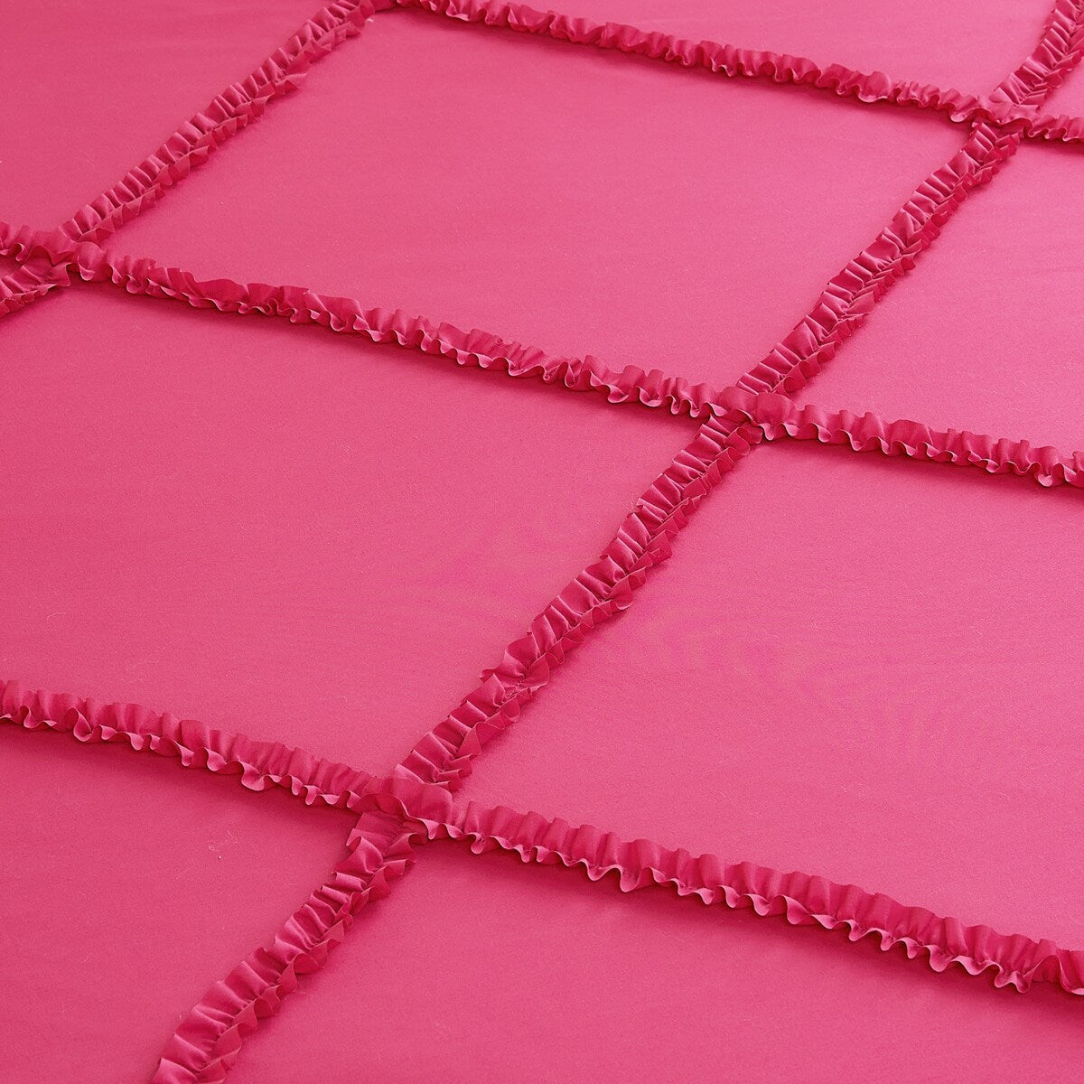 Juicy Couture Diamond Ruffle Reversible Comforter Set