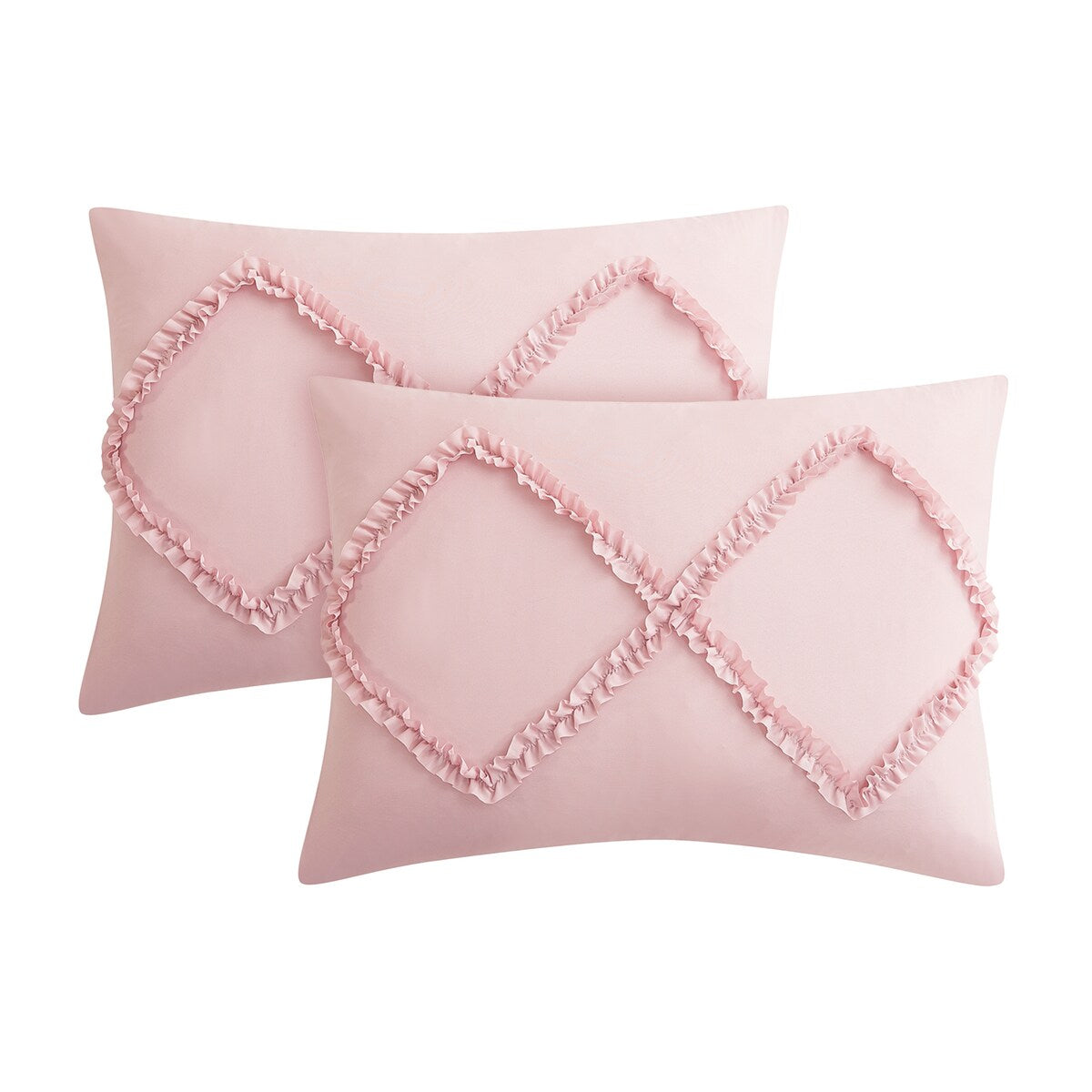 Juicy Couture Diamond Ruffle Reversible Comforter Set