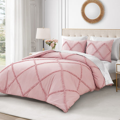 Juicy Couture Diamond Ruffle Reversible Comforter Set