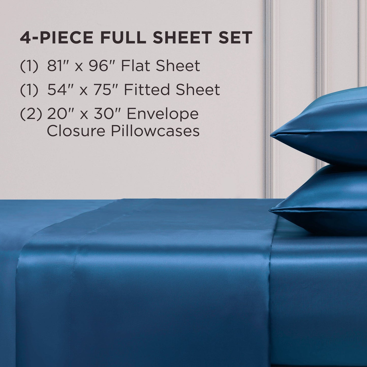 Juicy Couture Silky Satin Sheet Set