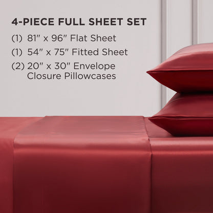 Juicy Couture Silky Satin Sheet Set