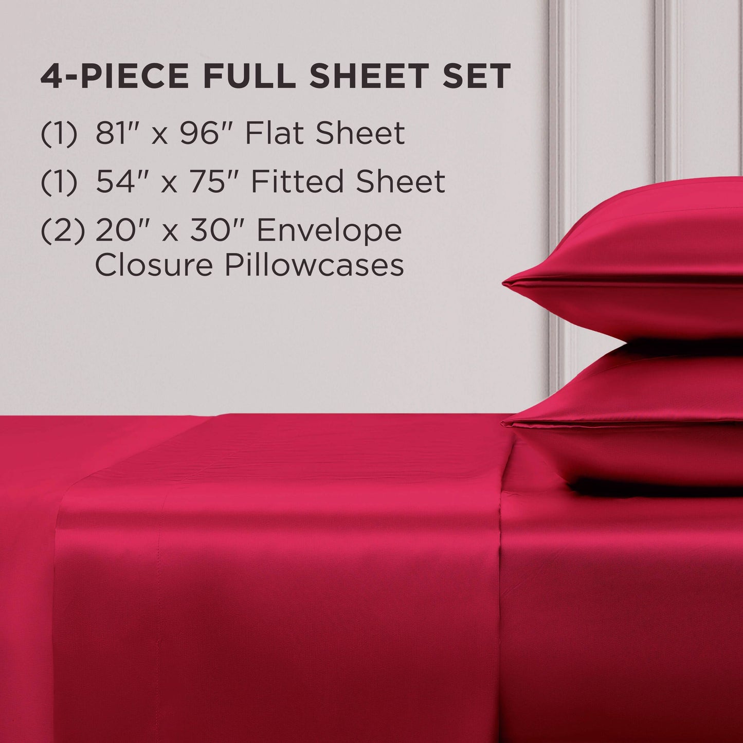 Juicy Couture Silky Satin Sheet Set