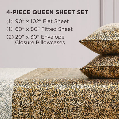 Juicy Couture Silky Satin Sheet Set