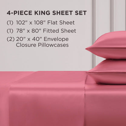 Juicy Couture Silky Satin Sheet Set