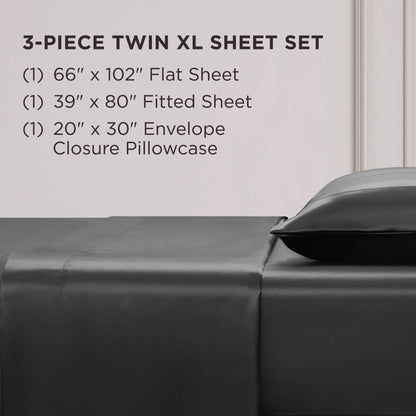 Juicy Couture Silky Satin Sheet Set