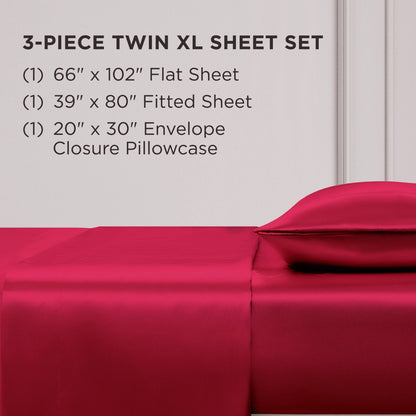 Juicy Couture Silky Satin Sheet Set