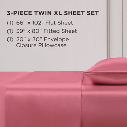 Juicy Couture Silky Satin Sheet Set