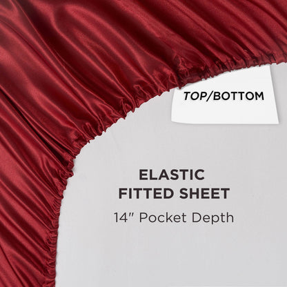 Juicy Couture Silky Satin Sheet Set