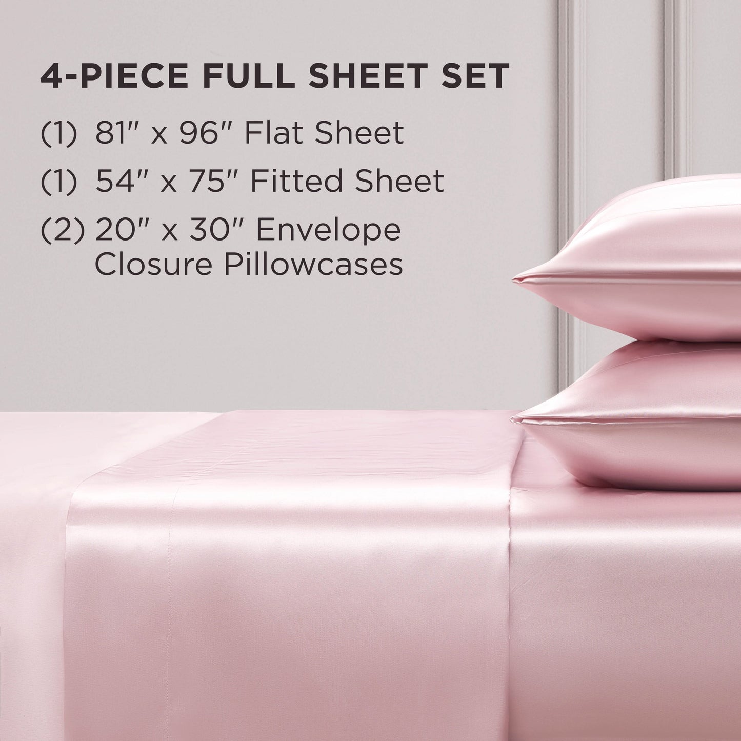 Juicy Couture Silky Satin Sheet Set