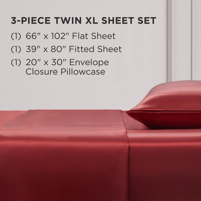 Juicy Couture Silky Satin Sheet Set