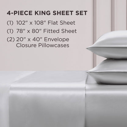 Juicy Couture Silky Satin Sheet Set