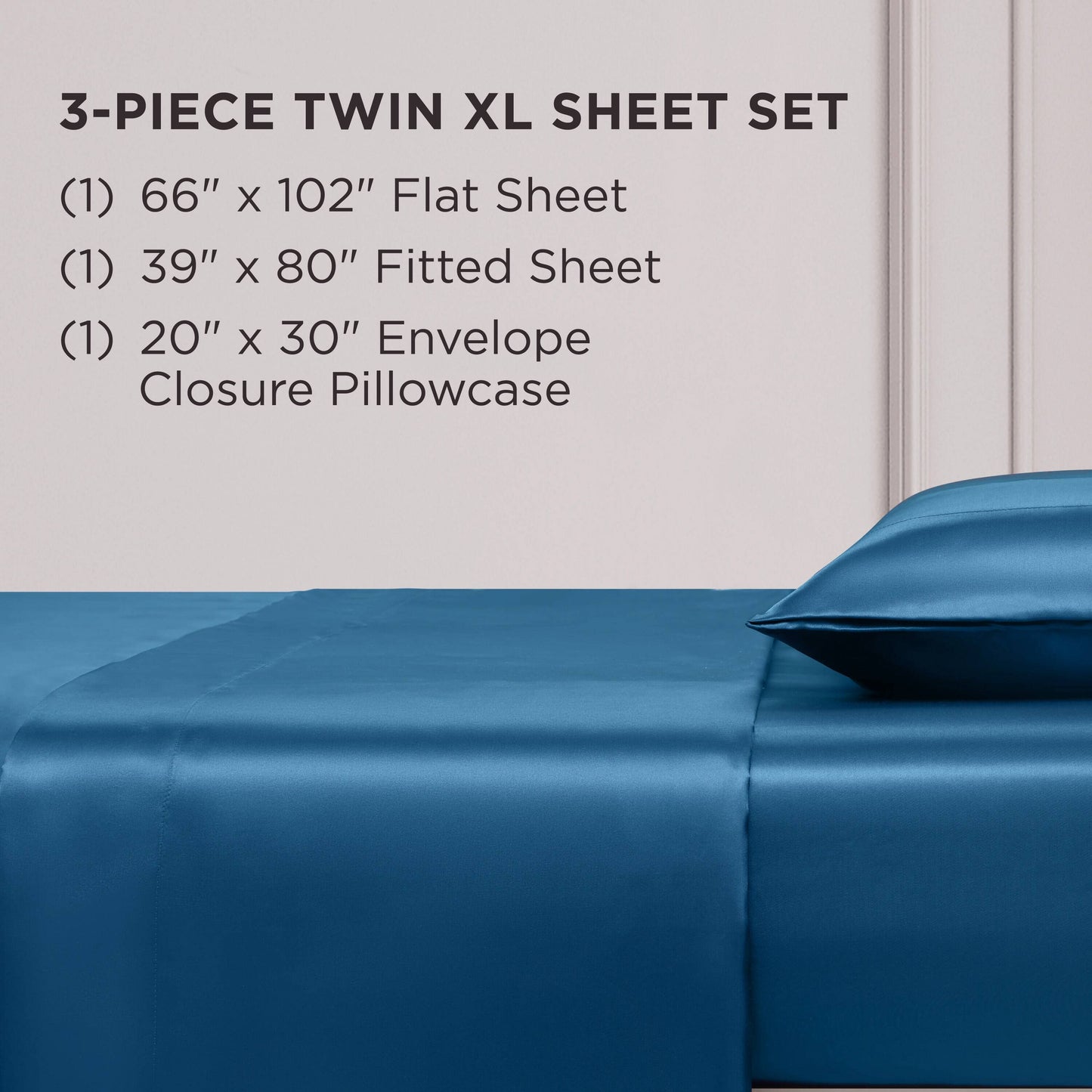 Juicy Couture Silky Satin Sheet Set