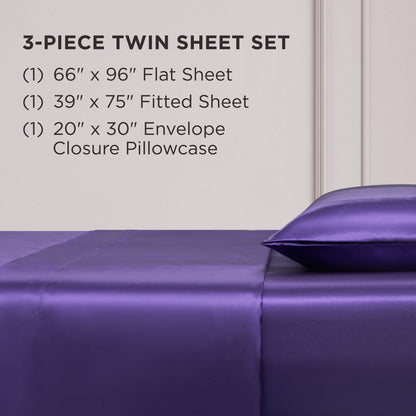 Juicy Couture Silky Satin Sheet Set