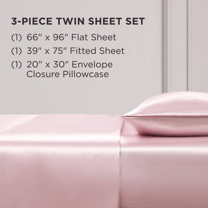 Juicy Couture Silky Satin Sheet Set
