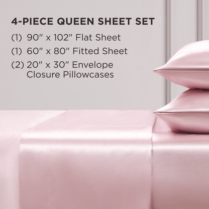 Juicy Couture Silky Satin Sheet Set