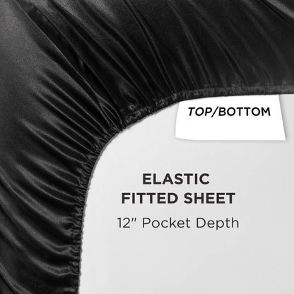 Juicy Couture Silky Satin Sheet Set