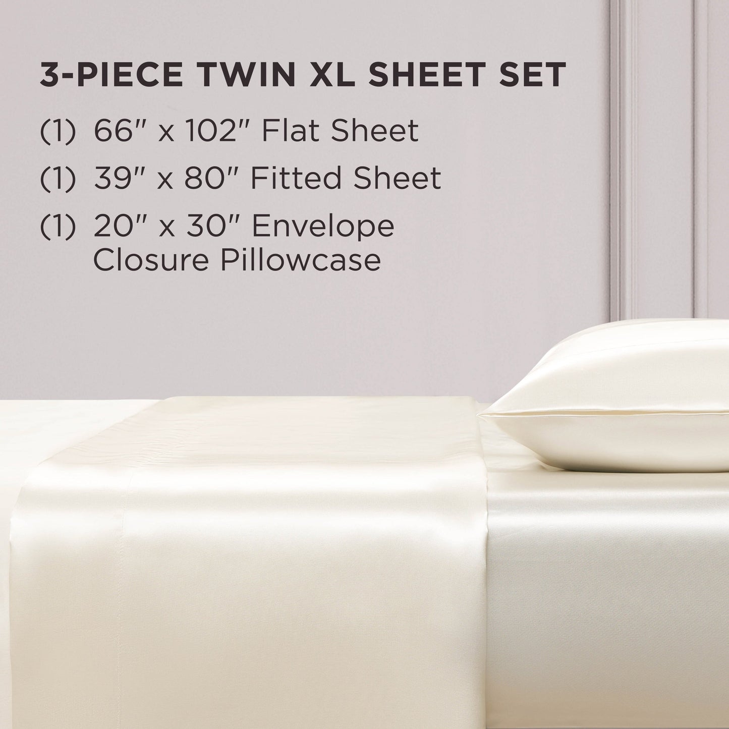 Juicy Couture Silky Satin Sheet Set