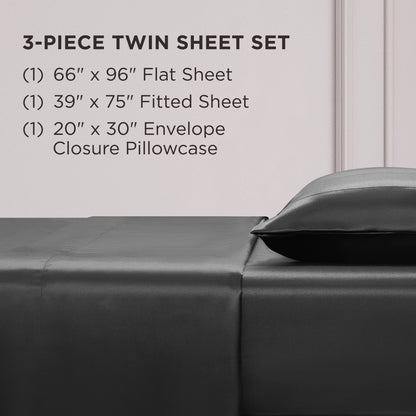 Juicy Couture Silky Satin Sheet Set