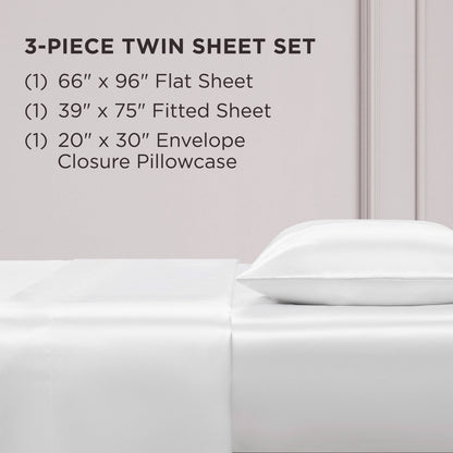 Juicy Couture Silky Satin Sheet Set