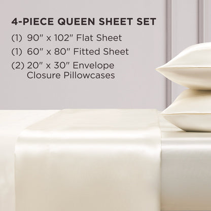 Juicy Couture Silky Satin Sheet Set