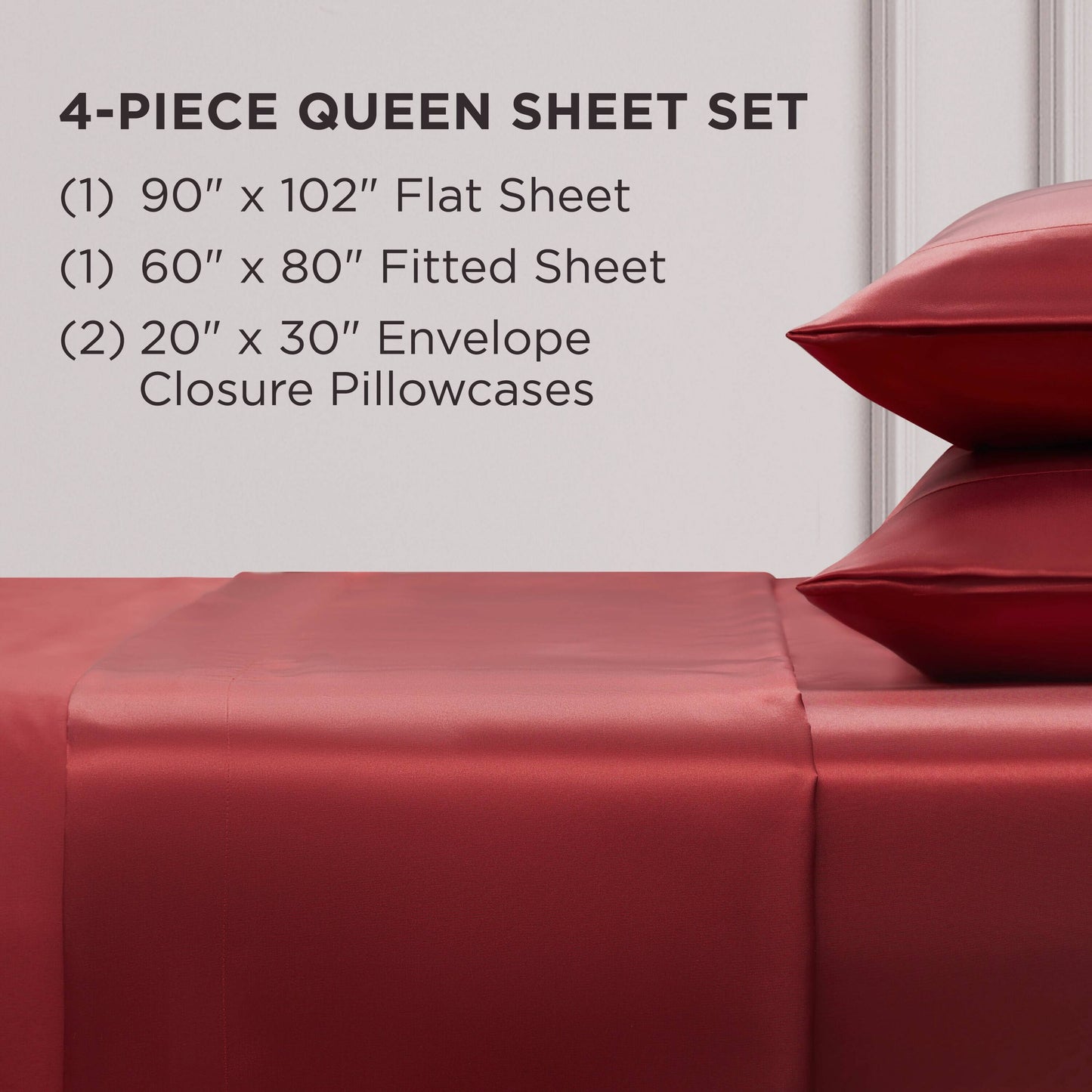 Juicy Couture Silky Satin Sheet Set