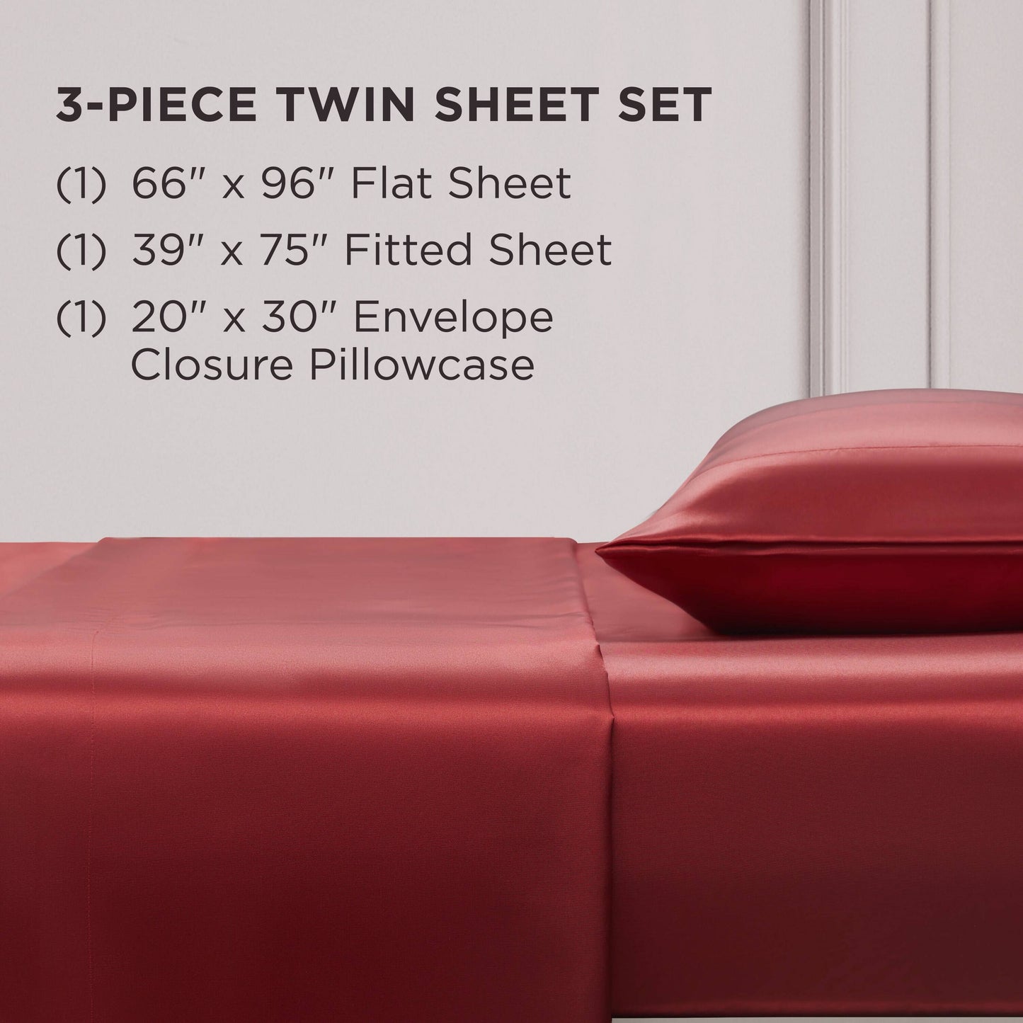 Juicy Couture Silky Satin Sheet Set