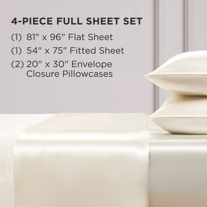 Juicy Couture Silky Satin Sheet Set