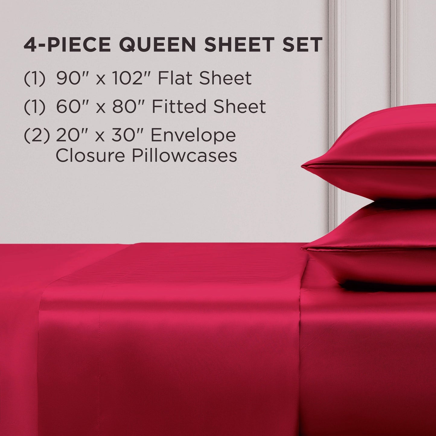 Juicy Couture Silky Satin Sheet Set