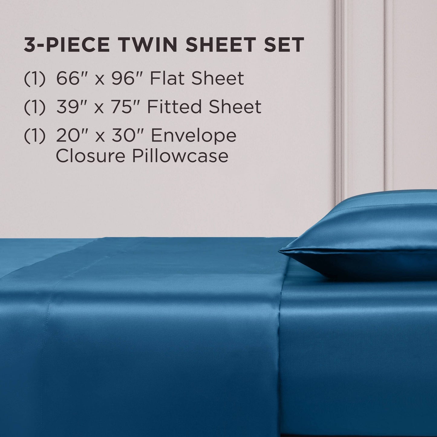 Juicy Couture Silky Satin Sheet Set