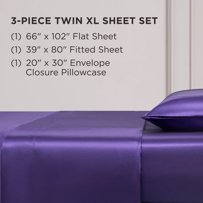 Juicy Couture Silky Satin Sheet Set