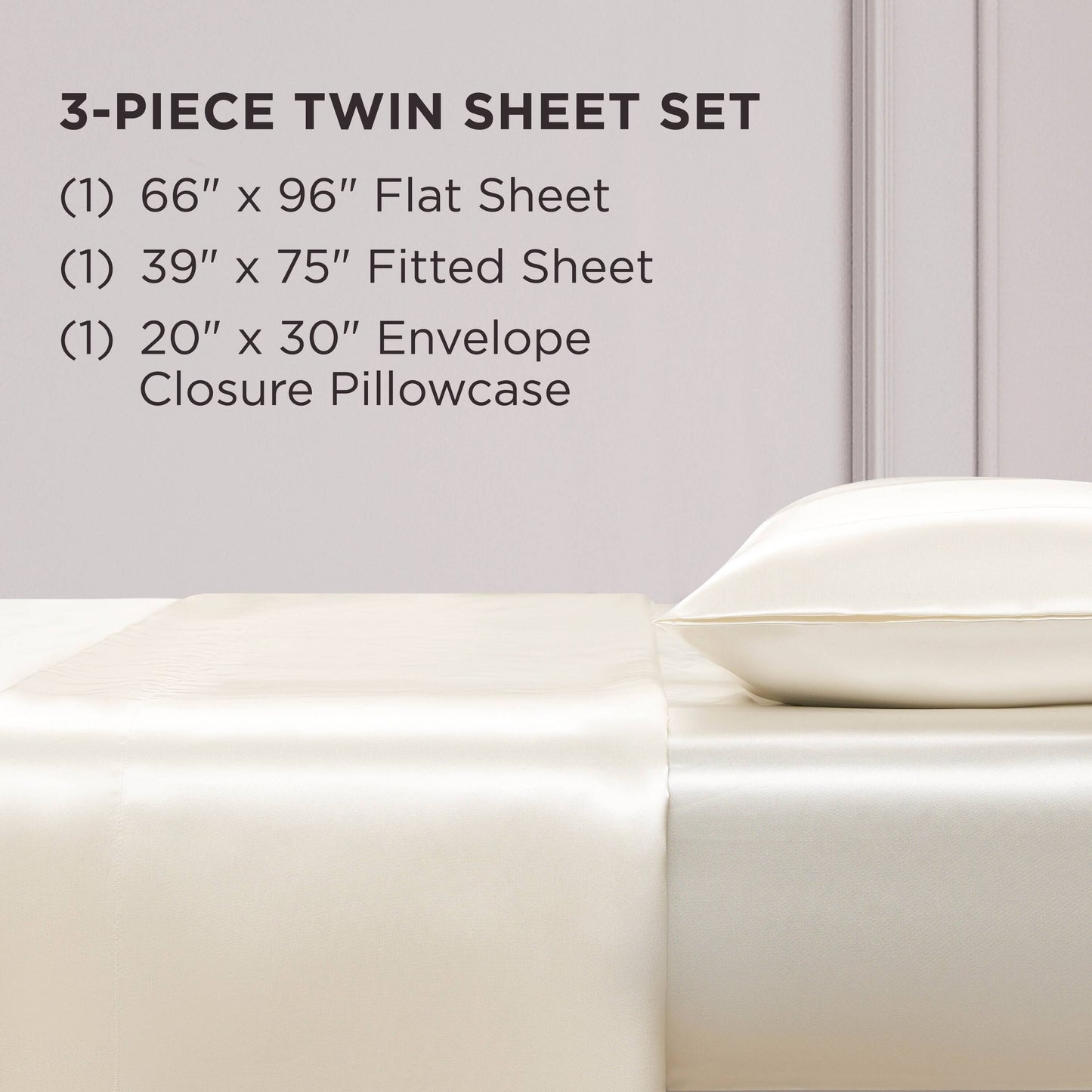 Juicy Couture Silky Satin Sheet Set