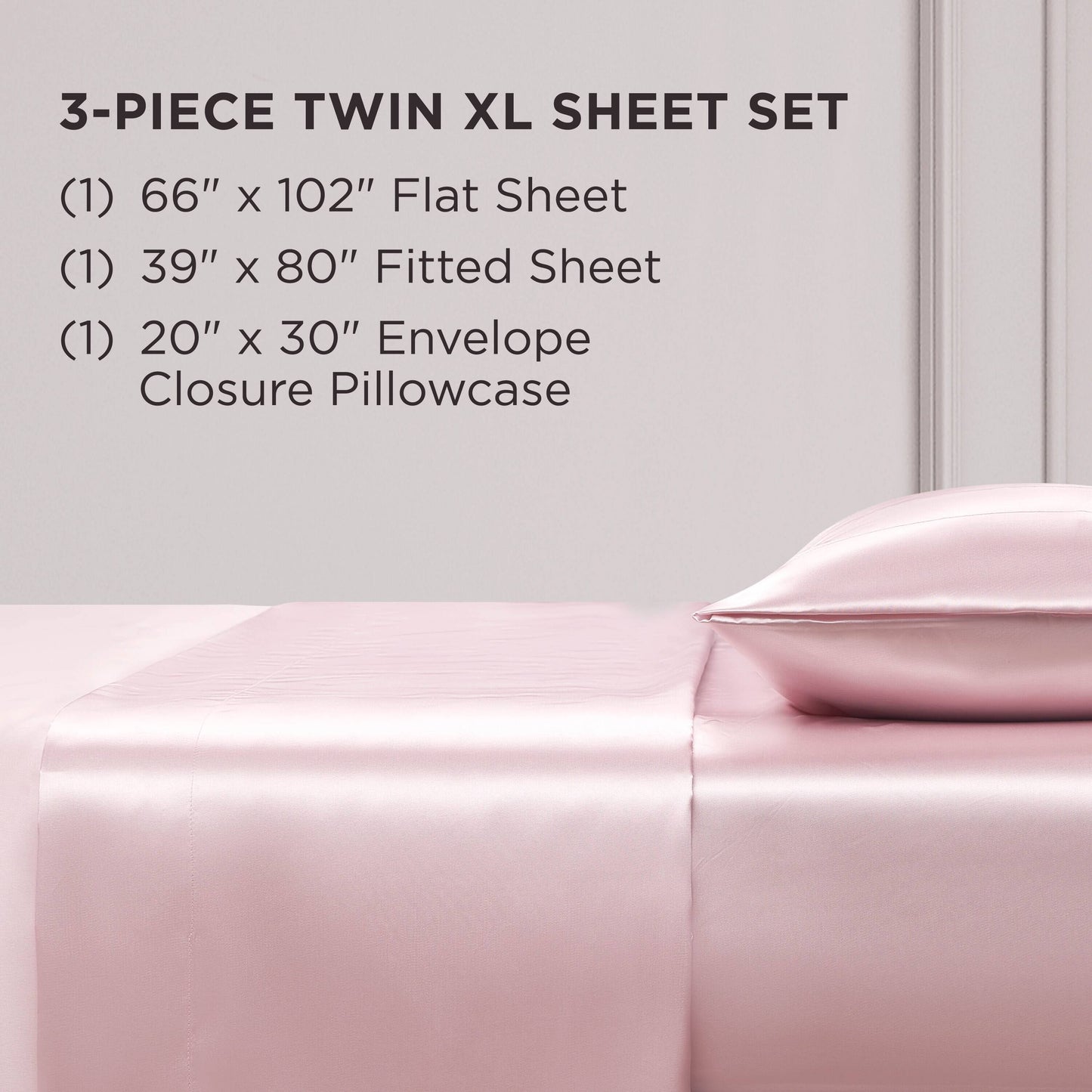 Juicy Couture Silky Satin Sheet Set