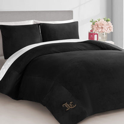 Juicy Couture Solid Velour Comforter and Sham Sets