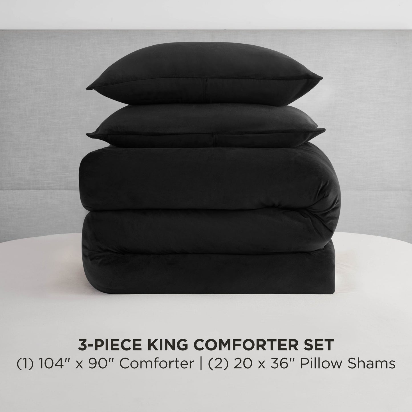 Juicy Couture Solid Velour Comforter and Sham Sets