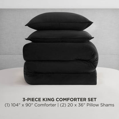 Juicy Couture Solid Velour Comforter and Sham Sets