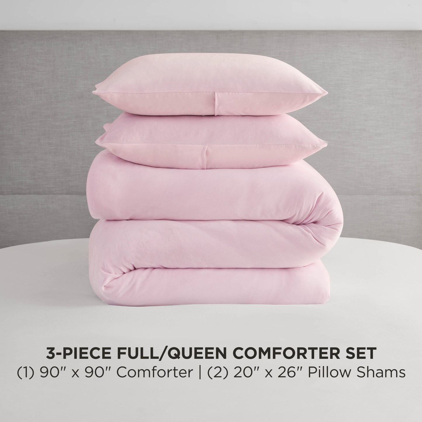 Juicy Couture Solid Velour Comforter and Sham Sets