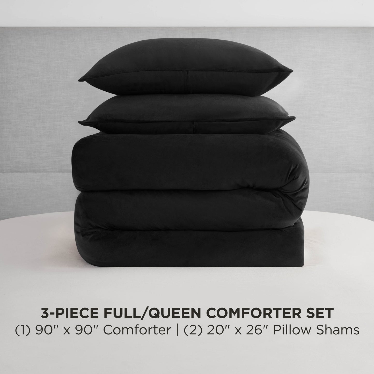 Juicy Couture Solid Velour Comforter and Sham Sets