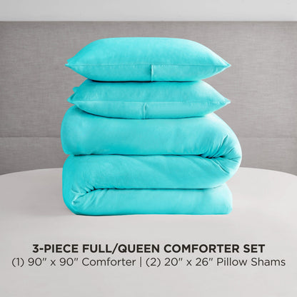 Juicy Couture Solid Velour Comforter and Sham Sets