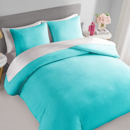 Juicy Couture Solid Velour Comforter and Sham Sets