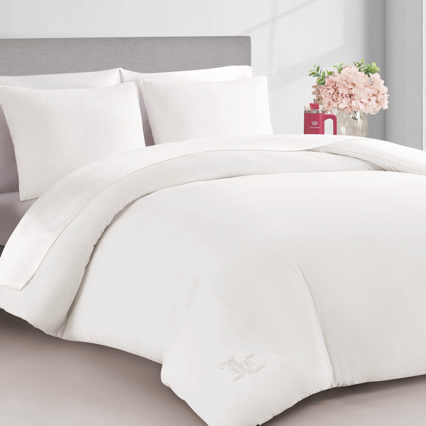 Juicy Couture Solid Velour Comforter and Sham Sets