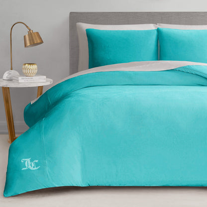 Juicy Couture Solid Velour Comforter and Sham Sets