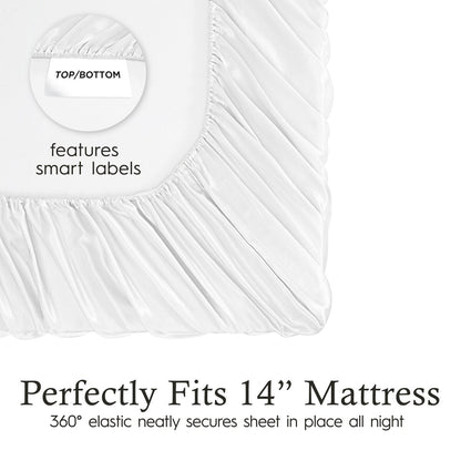 Juliette LeBlanc New York Silky Satin Sheet Sets