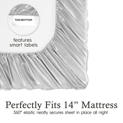 Juliette LeBlanc New York Silky Satin Sheet Sets