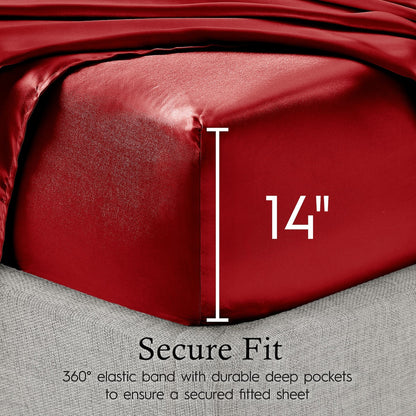 Juliette LeBlanc New York Silky Satin Sheet Sets