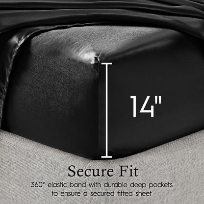 Juliette LeBlanc New York Silky Satin Sheet Sets