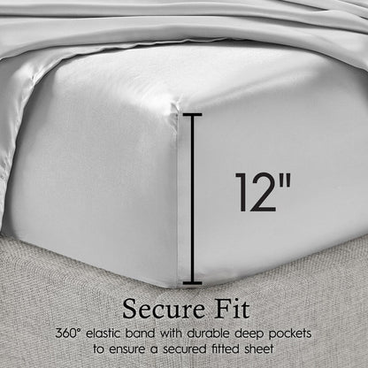 Juliette LeBlanc New York Silky Satin Sheet Sets