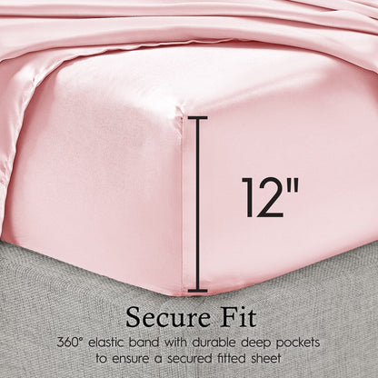 Juliette LeBlanc New York Silky Satin Sheet Sets